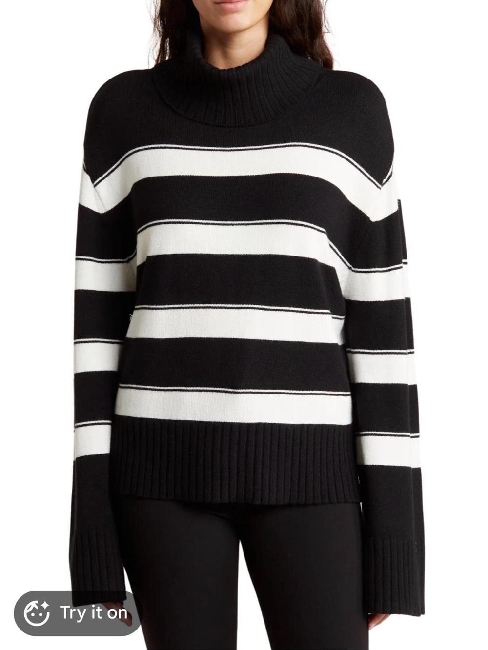 NWT Laundry by Shelli Segal
Wide Sleeve Cozy Turtleneck Sweater
